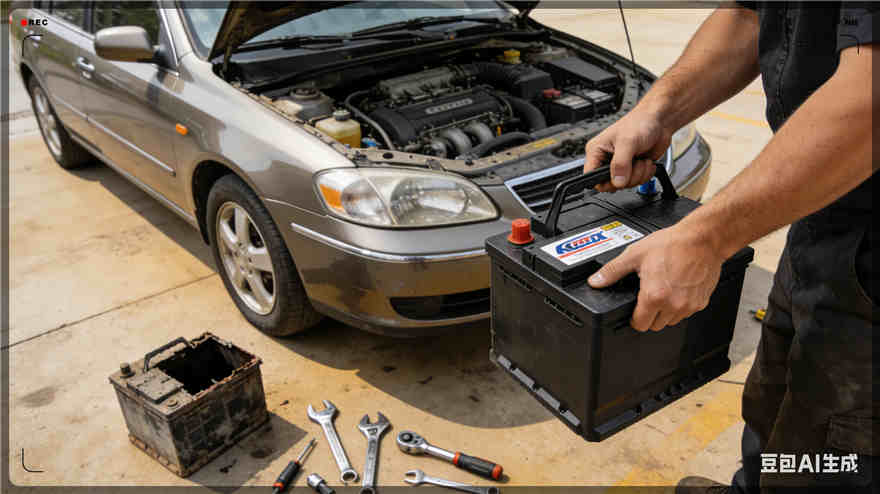 翁源汽车换电瓶电话【案例】